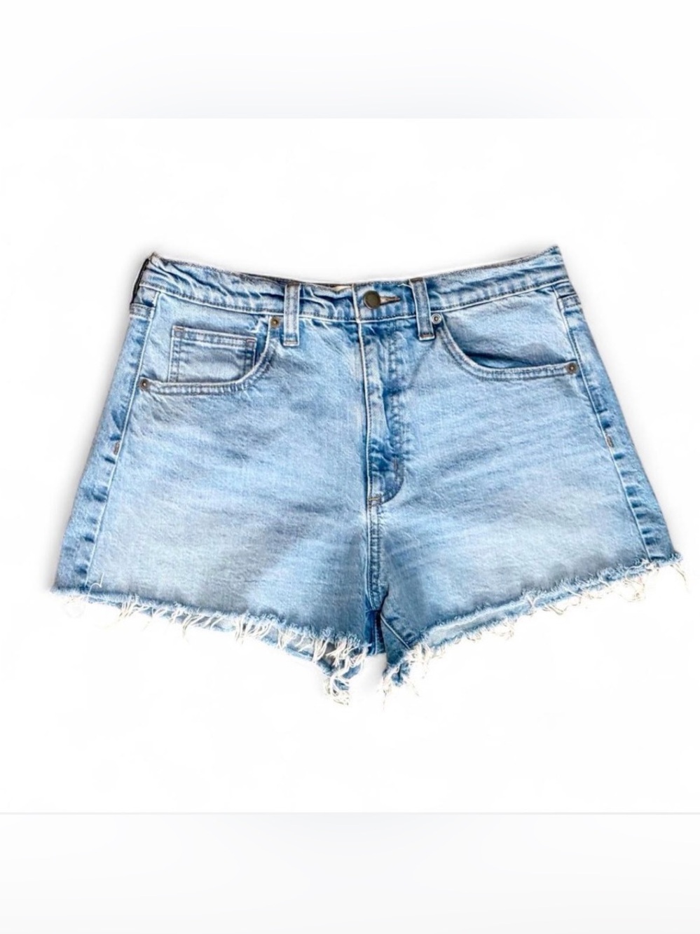 Universal Thread 90s CUT OFF SHORTS Blue High Waisted Jean Shorts Sz 8R